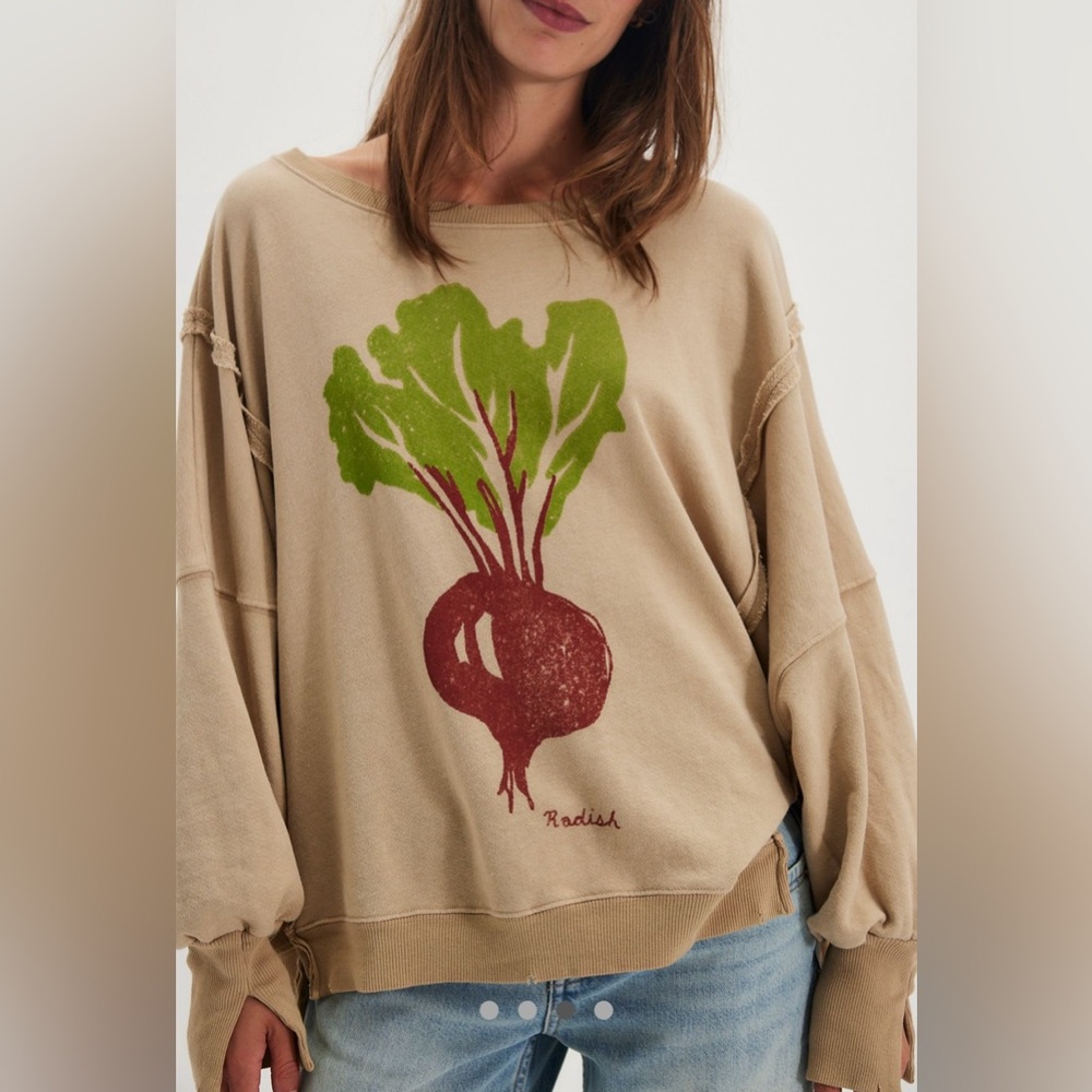 Free People Graphic Camden Pullover - Picture 3 of 9